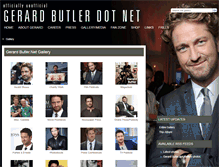 Tablet Screenshot of gerard-butler.net